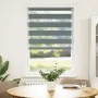 Estor cebra gris oscuro 90x150cm tejido ancho 85,9 cm poliéster by , Blinds and blinds - Ref: Foro24-4014129, Price: 27,25 €,...