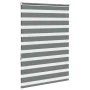Estor cebra gris oscuro tejido ancho 110,9 cm poliéster by , Blinds and blinds - Ref: Foro24-4014134, Price: 32,44 €, Discoun...