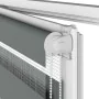 Estor cebra gris oscuro tejido ancho 110,9 cm poliéster by , Blinds and blinds - Ref: Foro24-4014134, Price: 32,44 €, Discoun...