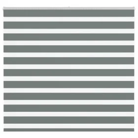 Estor cebra gris oscuro tejido ancho 155,9 cm poliéster by , Blinds and blinds - Ref: Foro24-4014117, Price: 27,91 €, Discoun...
