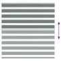 Estor cebra gris oscuro tejido ancho 145,9 cm poliéster by , Blinds and blinds - Ref: Foro24-4014141, Price: 38,56 €, Discoun...