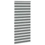 Estor cebra gris oscuro tejido ancho 110,9 cm poliéster de , Persianas y estores - Ref: Foro24-4014160, Precio: 35,31 €, Desc...
