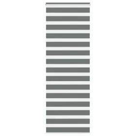 Estor cebra gris oscuro 90x230cm tejido ancho 85,9 cm poliéster by , Blinds and blinds - Ref: Foro24-4014181, Price: 31,44 €,...