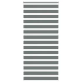 Estor cebra gris oscuro 100x200cm tejido ancho 95,9cm poliéster by , Blinds and blinds - Ref: Foro24-4014157, Price: 32,56 €,...