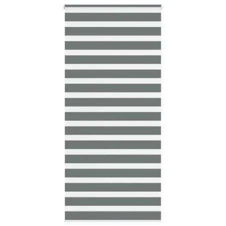 Estor cebra gris oscuro 100x200cm tejido ancho 95,9cm poliéster by , Blinds and blinds - Ref: Foro24-4014157, Price: 32,56 €,...