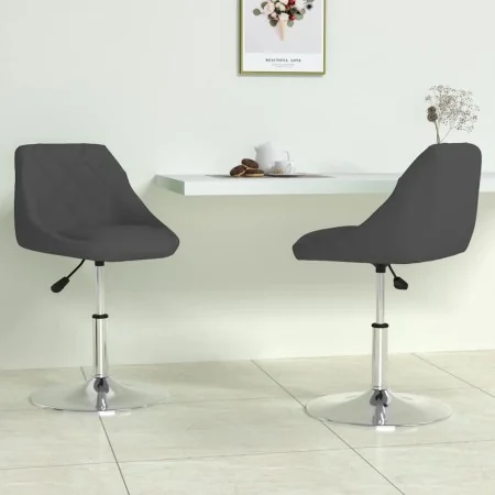 Sillas de comedor giratorias 2 uds terciopelo negro von , Essstühle - Ref: Foro24-335280, Preis: 105,22 €, Rabatt: %