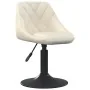 Sillas de comedor giratorias 2 uds terciopelo crema de , Sillas de comedor - Ref: Foro24-335326, Precio: 120,60 €, Descuento: %