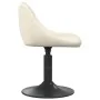 Sillas de comedor giratorias 2 uds terciopelo crema de , Sillas de comedor - Ref: Foro24-335326, Precio: 120,60 €, Descuento: %