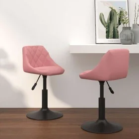 Sillas de comedor giratorias 2 unidades terciopelo rosa von , Essstühle - Ref: Foro24-335332, Preis: 120,88 €, Rabatt: %