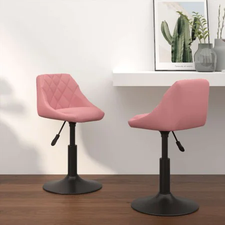 Sillas de comedor giratorias 2 unidades terciopelo rosa von , Essstühle - Ref: Foro24-335332, Preis: 120,88 €, Rabatt: %