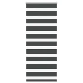Estor cebra negro 55x150 cm tejido ancho 50,9 cm poliéster by , Blinds and blinds - Ref: Foro24-4014226, Price: 18,71 €, Disc...