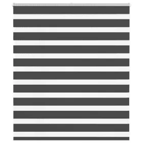 Estor cebra negro 120x100 cm tejido ancho 115,9 cm poliéster by , Blinds and blinds - Ref: Foro24-4014213, Price: 22,41 €, Di...