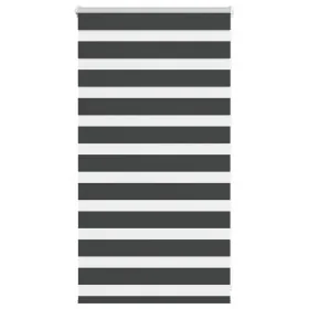 Estor cebra negro 90x100 cm tejido ancho 85,9 cm poliéster by , Blinds and blinds - Ref: Foro24-4014207, Price: 23,47 €, Disc...