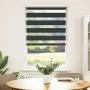 Estor cebra negro 90x100 cm tejido ancho 85,9 cm poliéster by , Blinds and blinds - Ref: Foro24-4014207, Price: 23,47 €, Disc...