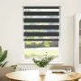 Estor cebra negro 85x150 cm tejido ancho 80,9 cm poliéster by , Blinds and blinds - Ref: Foro24-4014232, Price: 20,85 €, Disc...