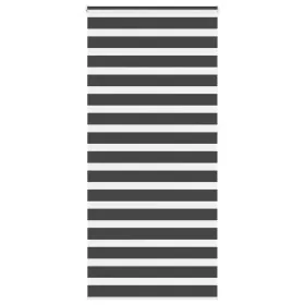 Estor cebra negro 100x230 cm tejido ancho 95,9 cm poliéster by , Blinds and blinds - Ref: Foro24-4014287, Price: 31,19 €, Dis...