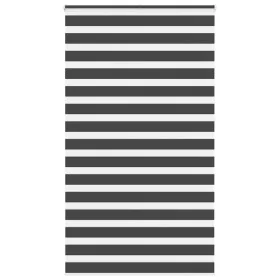 Estor cebra negro 120x230 cm tejido ancho 115,9 cm poliéster by , Blinds and blinds - Ref: Foro24-4014291, Price: 34,91 €, Di...