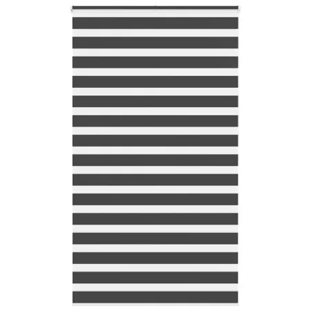 Estor cebra negro 120x230 cm tejido ancho 115,9 cm poliéster by , Blinds and blinds - Ref: Foro24-4014291, Price: 34,91 €, Di...