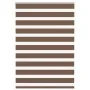 Estor cebra marrón 115x100 cm tejido ancho 110,9 cm poliéster by , Blinds and blinds - Ref: Foro24-4014316, Price: 25,95 €, D...