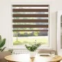Estor cebra marrón 115x100 cm tejido ancho 110,9 cm poliéster by , Blinds and blinds - Ref: Foro24-4014316, Price: 25,95 €, D...