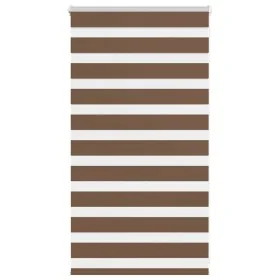 Estor cebra marrón 80x100 cm tejido ancho 75,9 cm poliéster von , Jalousien und Jalousien - Ref: Foro24-4014309, Preis: 18,62...