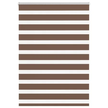 Estor cebra marrón 105x150 cm tejido ancho 100,9 cm poliéster de , Persianas y estores - Ref: Foro24-4014340, Precio: 26,81 €...
