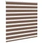 Estor cebra marrón 150x100 cm tejido ancho 145,9 cm poliéster by , Blinds and blinds - Ref: Foro24-4014323, Price: 24,84 €, D...