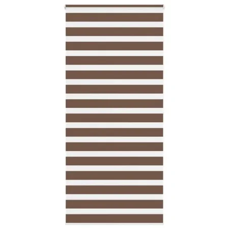 Estor cebra marrón 115x200 cm tejido ancho 110,9 cm poliéster de , Persianas y estores - Ref: Foro24-4014368, Precio: 30,96 €...