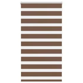 Estor cebra marrón 90x150 cm tejido ancho 85,9 cm poliéster by , Blinds and blinds - Ref: Foro24-4014337, Price: 25,47 €, Dis...