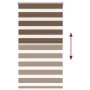 Estor cebra marrón 80x150 cm tejido ancho 75,9 cm poliéster de , Persianas y estores - Ref: Foro24-4014335, Precio: 25,74 €, ...