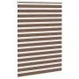 Estor cebra marrón 160x200 cm tejido ancho 155,9 cm poliéster de , Persianas y estores - Ref: Foro24-4014377, Precio: 37,41 €...