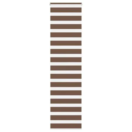 Estor cebra marrón 55x230 cm tejido ancho 50,9 cm poliéster de , Persianas y estores - Ref: Foro24-4014382, Precio: 21,49 €, ...