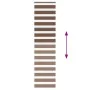 Estor cebra marrón 55x230 cm tejido ancho 50,9 cm poliéster de , Persianas y estores - Ref: Foro24-4014382, Precio: 21,49 €, ...