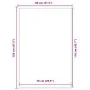 Felpudo marrón 80x120 cm von , Fußmatten - Ref: Foro24-4105583, Preis: 27,06 €, Rabatt: %