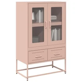 Aparador de acero rosa 68x39x111,5 cm by , Sideboards - Ref: Foro24-853363, Price: 145,96 €, Discount: %