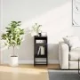 Mesita de noche acero laminado en frío negro 36x39x78 cm de , Aparadores - Ref: Foro24-853410, Precio: 58,07 €, Descuento: %