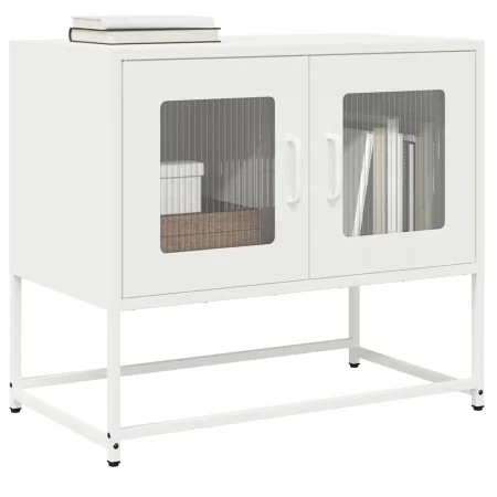 Mueble para TV acero laminado en frío blanco 68x39x60,5 cm von , TV-Möbel - Ref: Foro24-853337, Preis: 72,44 €, Rabatt: %