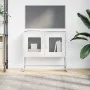 Mueble para TV acero laminado en frío blanco 68x39x60,5 cm von , TV-Möbel - Ref: Foro24-853337, Preis: 72,44 €, Rabatt: %