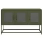 Mueble TV acero laminado en frío verde oliva 100,5x39x60,5 cm von , TV-Möbel - Ref: Foro24-853342, Preis: 96,62 €, Rabatt: %