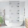 Estor enrollable para ducha tela 110x240 cm ancho 106 cm by , Blinds and blinds - Ref: Foro24-4014892, Price: 12,75 €, Discou...