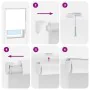 Estor enrollable para ducha con casete 120x240cm tela ancho von , Jalousien und Jalousien - Ref: Foro24-4014981, Preis: 26,62...