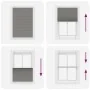 Estor Plisado Antracita 100x100 cm Tela Ancho 99,4 cm Poliéster by , Blinds and blinds - Ref: Foro24-4015075, Price: 20,16 €,...