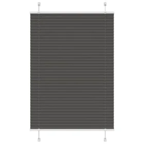 Estor Plisado negro 90x100 cm Tela Ancho 89,4 cm Poliéster by , Blinds and blinds - Ref: Foro24-4015124, Price: 16,93 €, Disc...