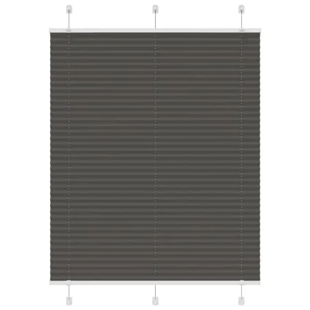 Estor Plisado negro 110x150 cm Tela Ancho 109,4 cm Poliéster de , Persianas y estores - Ref: Foro24-4015145, Precio: 26,08 €,...