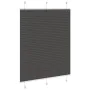Estor Plisado negro 110x150 cm Tela Ancho 109,4 cm Poliéster de , Persianas y estores - Ref: Foro24-4015145, Precio: 26,08 €,...
