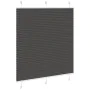 Estor Plisado negro 120x150 cm Tela Ancho 119,4 cm Poliéster de , Persianas y estores - Ref: Foro24-4015147, Precio: 21,49 €,...