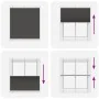 Estor Plisado negro 120x150 cm Tela Ancho 119,4 cm Poliéster de , Persianas y estores - Ref: Foro24-4015147, Precio: 21,49 €,...