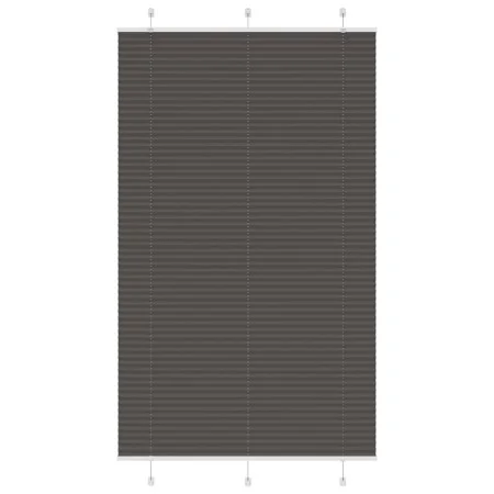 Estor Plisado negro 120x200 cm Tela Ancho 119,4 cm Poliéster by , Blinds and blinds - Ref: Foro24-4015164, Price: 29,90 €, Di...