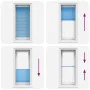 Estor Plisado azul 65x100 cm Tela Ancho 64,4 cm Poliéster by , Blinds and blinds - Ref: Foro24-4015170, Price: 18,60 €, Disco...