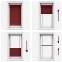 Estor Plisado rojo burdeos 70x100 cm Tela Ancho 69,4 cm by , Blinds and blinds - Ref: Foro24-4015222, Price: 18,94 €, Discoun...